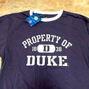 New Property of Duke official licenses,unisex,new Duke tshirt great gift nwt